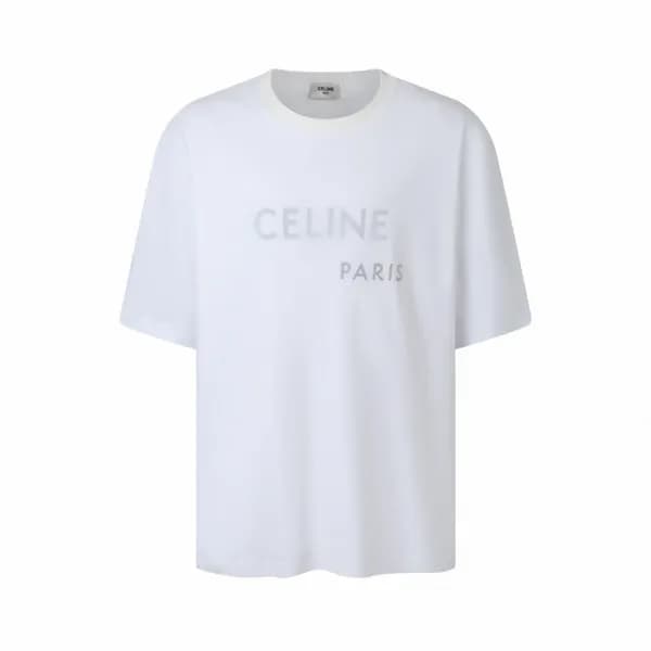 셀린느 남성 반팔 티셔츠 - Celine Mens Round Tshirt - cec1389… - 1