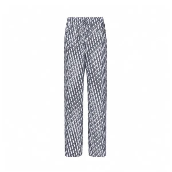 디올 남성 오블리크 파자마 팬츠 - Dior Mens Oblique Pajama Pants… - 1