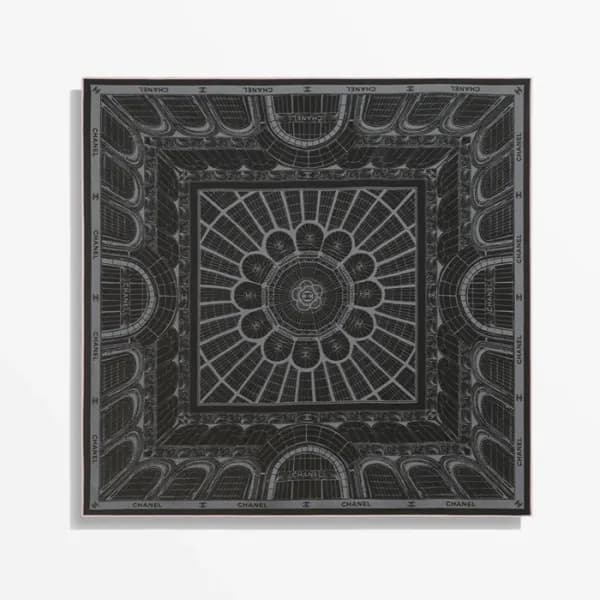 샤넬 여성 스퀘어 스카프 - Chanel Womens Square Scarf - acc76… - 1
