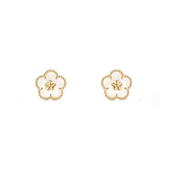 매장판 반클리프 아펠 여성 럭키 스프링 이어링 - Van Cleef & Arpels Wom… - 1