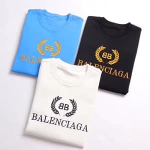 BALENCIAGA 2018 COTTON HOOD TEE - 발렌시아가 코튼 후드티 , 3… - 1