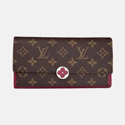 Louis Vuitton 2018 Ladies Monogram Flore Compact W… - 1