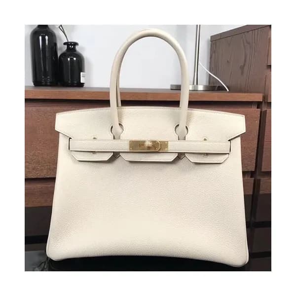 Hermes Birkin Togo Leather Tote Shoulder Bag ,30cm… - 1