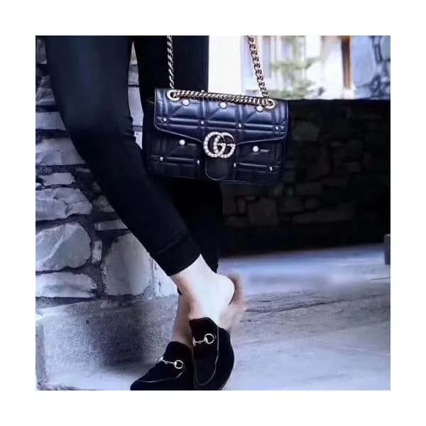 Gucci GG Marmont Matlase Women Shoulder Bag,26CM -… - 1
