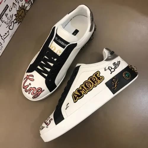 [커스텀급] Dolce&Gabbana 2018 Mens Leather Sneakers - … - 1