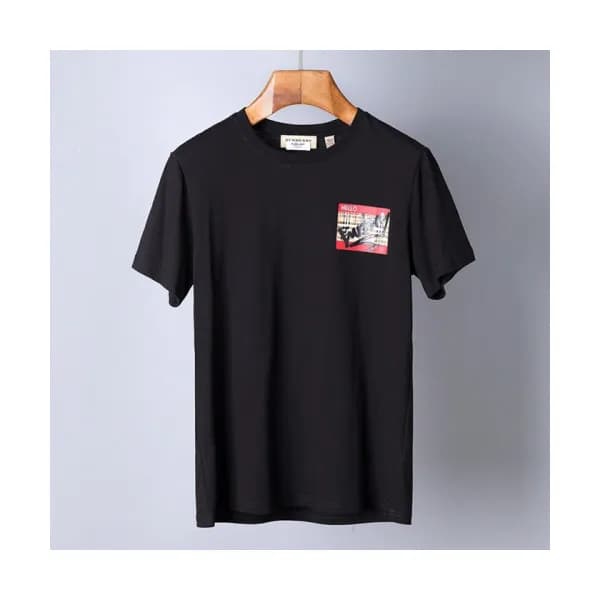 Burberry 2019 Mens Printing Logo Cotton Short Slee… - 1