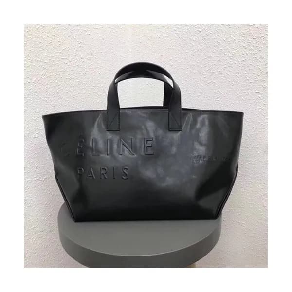 Celine Leather Small Tote Shoulder Shopper Bag,30C… - 1