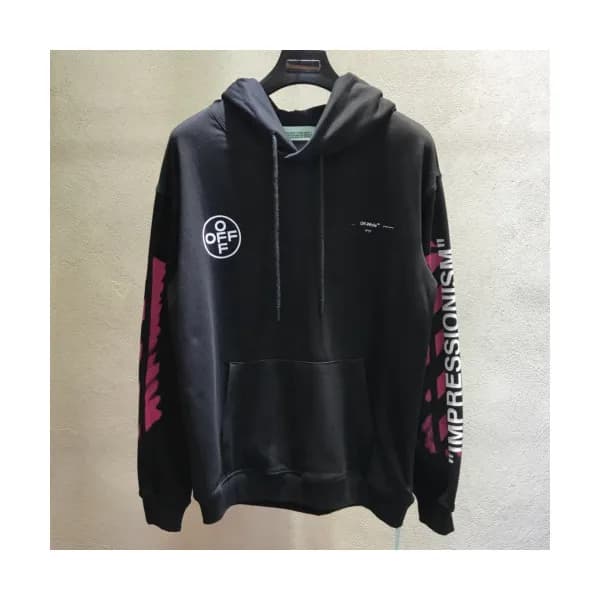 Off-White 2019 Mm/Wm Logo Cotton Hood Tee - 오프화이트 … - 1