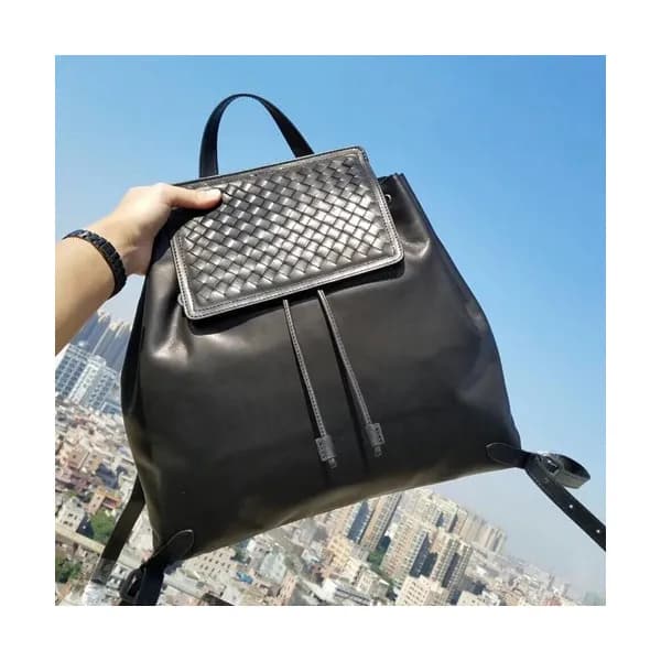 Bottega Veneta 2019 Leather Back Pack,36cm - 보테가 베… - 1