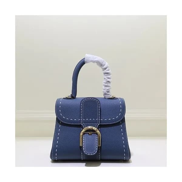 Delvaux 2019 Leather Tote Shoulder Bag,20CM - 델보 2… - 1