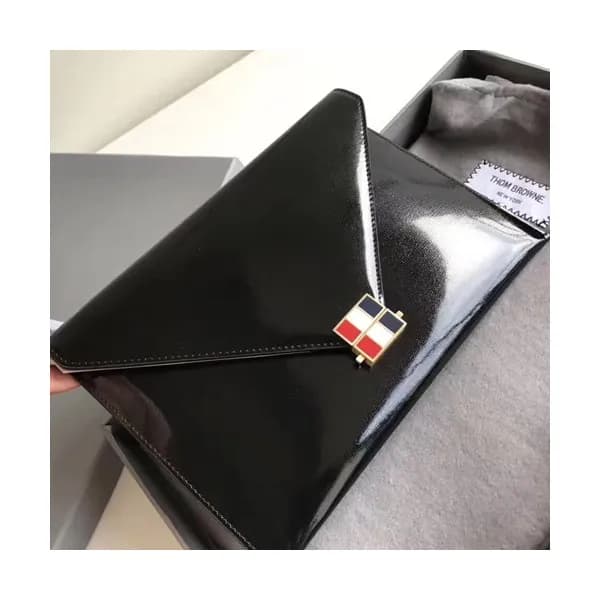Thom Browne 2019 Leather Clutch Bag ,23.5cm - 톰브라운… - 1