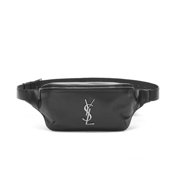 Saint Laurent 2019 Classic Monogram Leather Belt B… - 1