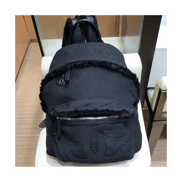 Chanel 2019 Wool Blend Women Back Pack ,39CM - 샤넬 … - 1