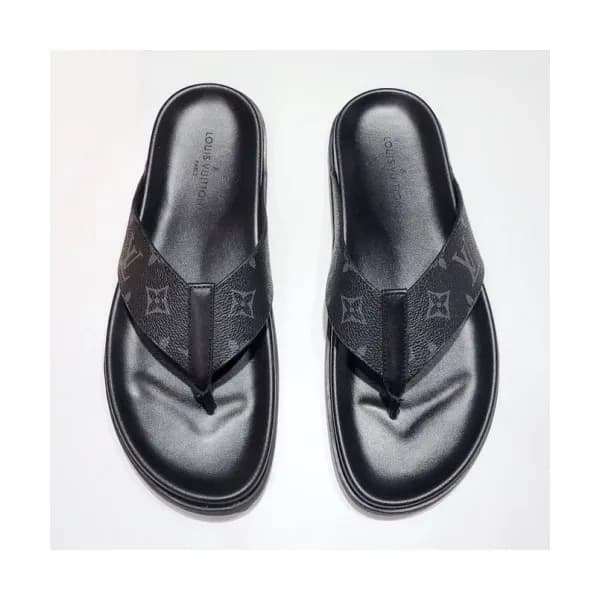 Louis Vuitton 2019 Mens Initial Logo Leather Flip-… - 1