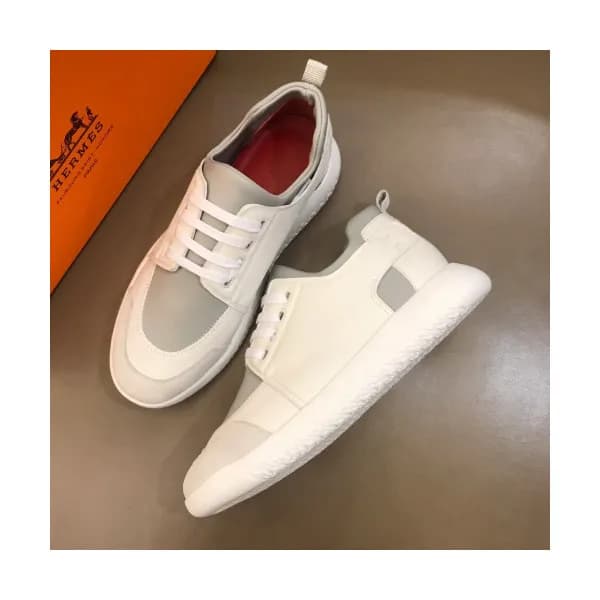Hermes 2019 Mens Parfunms Business Leather Sneaker… - 1