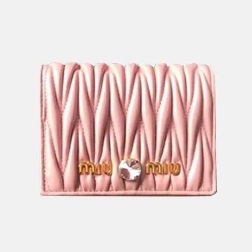 MiuMiu 2019 Leather Pocket Wallet 5ML204 - 미우미우 2… - 1