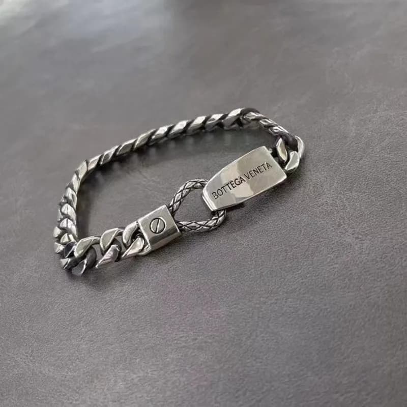 Bottega Veneta Unisex Siver Bangle - 보테가베네타 남/녀 실버… - 1