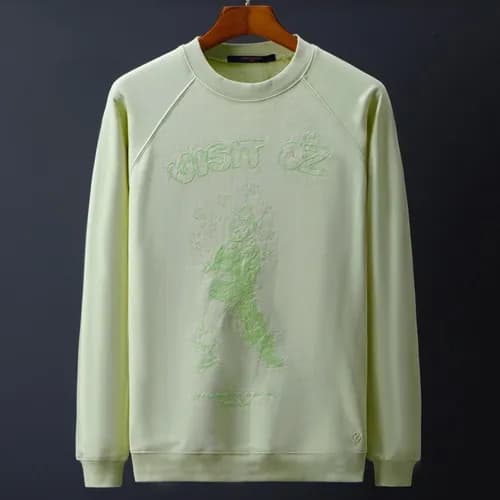 LouisVuitton 2019 Mm/Wm Logo Wolf Cotton Hood Tee … - 1