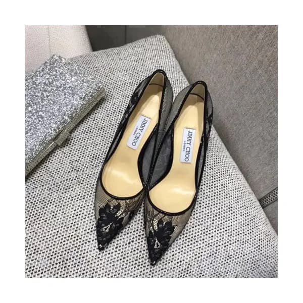 Jimmy Choo 2019 Ladies Lace Pumps High Heel - 지미츄 … - 1