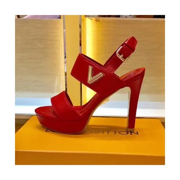 Louis Vuitton 2019 Ladies Leather High Heel Sandal… - 1