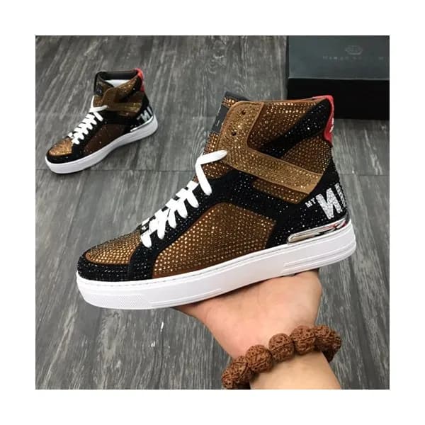 Philipp plein 2019 Mens Leather Sneakers - 필립플레인 … - 1
