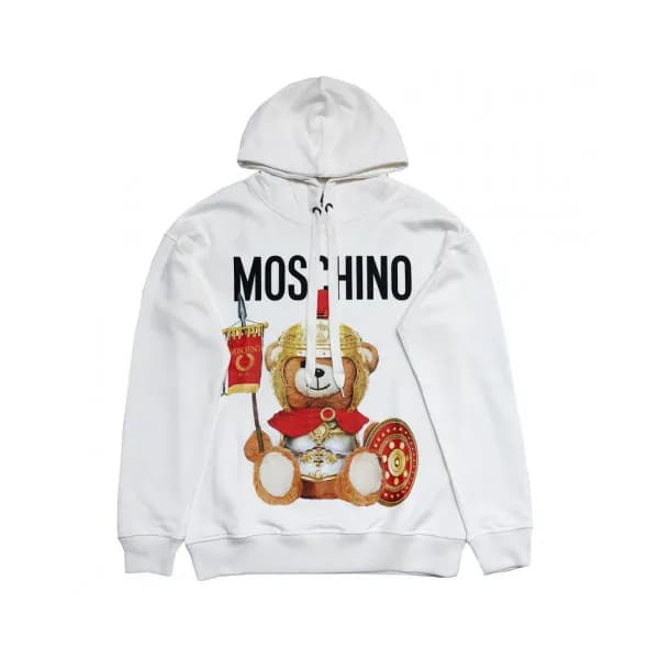 Moschino 2019 Mm/Wm Logo Teddy Cotton Hood Tee - 모… - 1