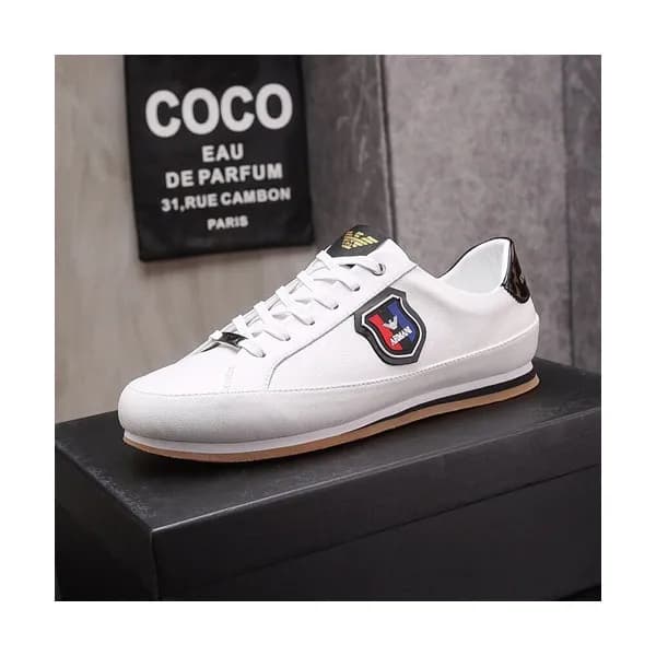 Armani 2019 Mens Leather Sneakers - 알마니 2019 남성용 … - 1