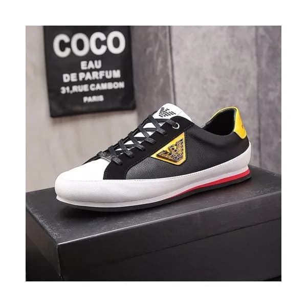 Armani 2019 Mens Leather Sneakers - 알마니 2019 남성용 … - 1