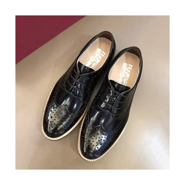 Ferragamo 2019 Mens Leather Oxford Shoes - 페라가모 20… - 1