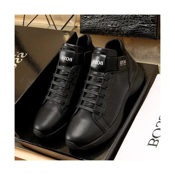 Hugo Boss 2019 Mens Leather Running Shoes - 휴고보스 2… - 1