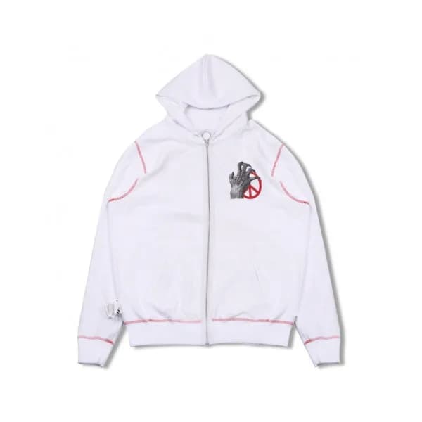 Off-white 2019 Mm/Wm Logo Cotton Oversize HoodT - … - 1