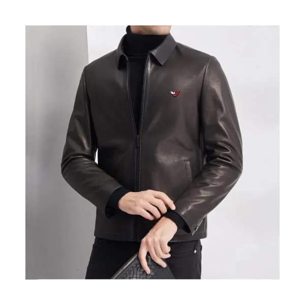Armani 2019 Mens Casual Leather Jacket - 알마니 2019 … - 1