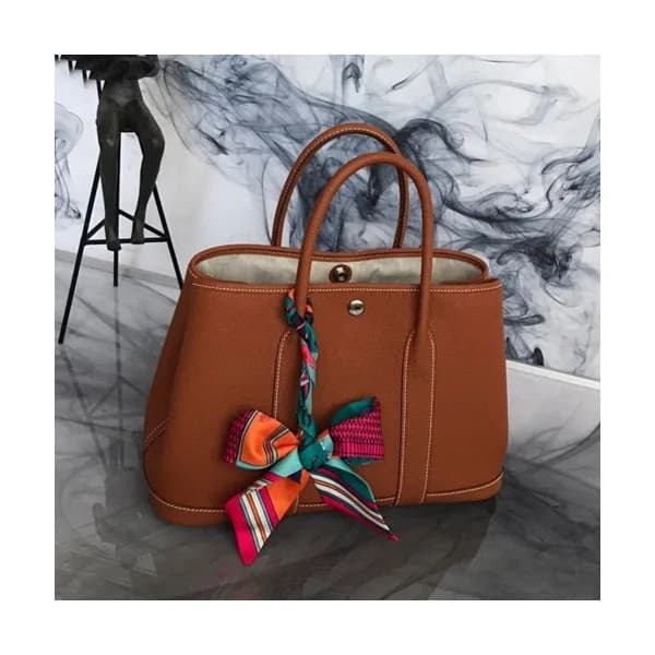 Hermes 2019 Garden Party Leather Tote Bag ,30cm - … - 1