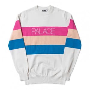Palace 2019 Mens Crew-neck Cotton Sweater - 팔라스 20…