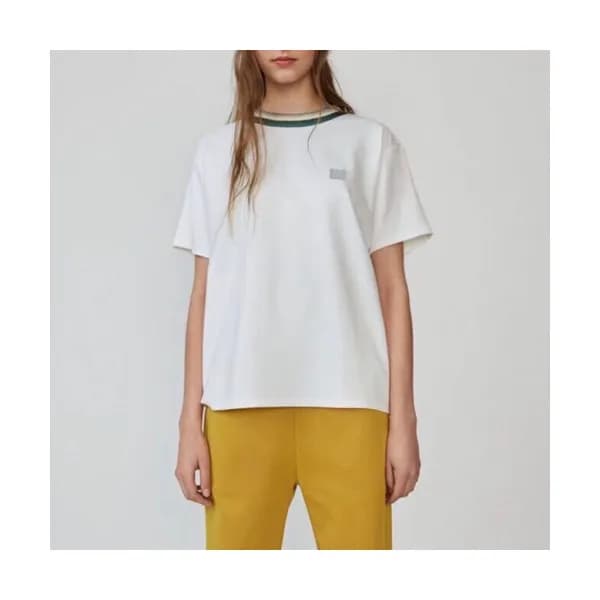 Acne 2019 Studios Mm/Wm Logo Cotton Short Sleeved … - 1