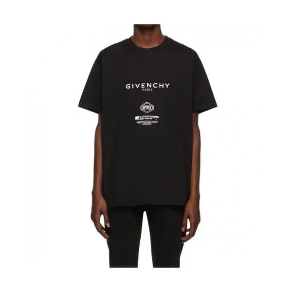 [지방시]Givenchy 2020 Mens Logo Cotton Short Sleeved … - 1