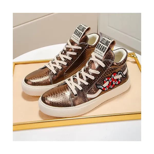 Gucci 2020 Mens Leather Sneakers - 구찌 2020 남성용 레더… - 1