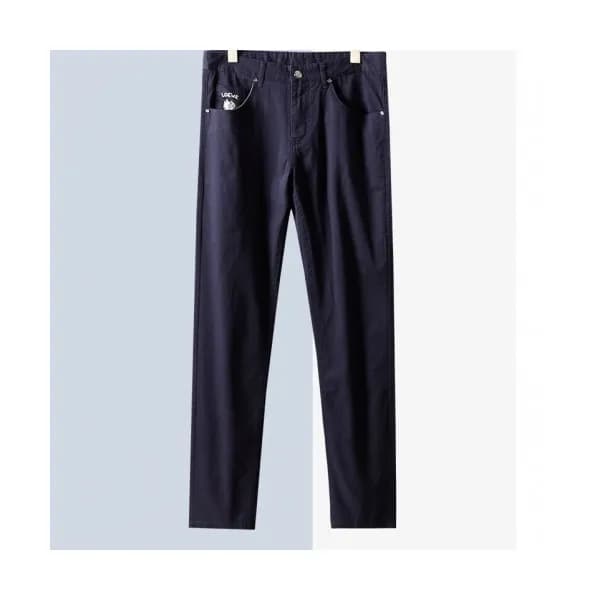 Loewe Mens Classic Cotton Slacks - 로에베 남성 클래식 코튼 슬… - 1
