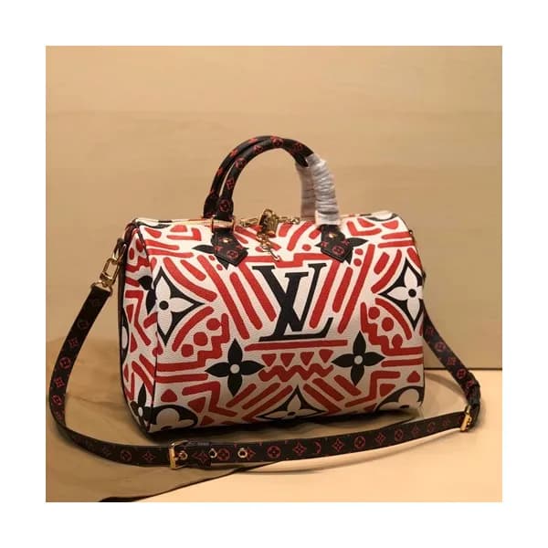 Louis Vuitton 2020 Speedy Tote Shoulder Bag,30cm -… - 1