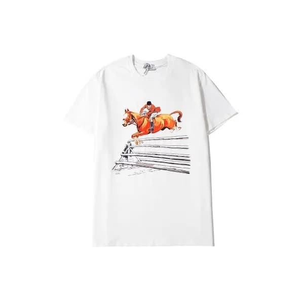 [에르메스]Hermes 2020 Mens Crew-neck Silket Short Slee… - 1