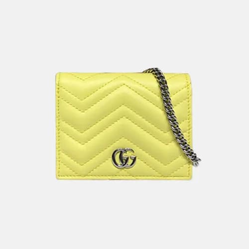 Gucci 2020 Ladies Leather Chain Wallet ,625693- 구찌… - 1