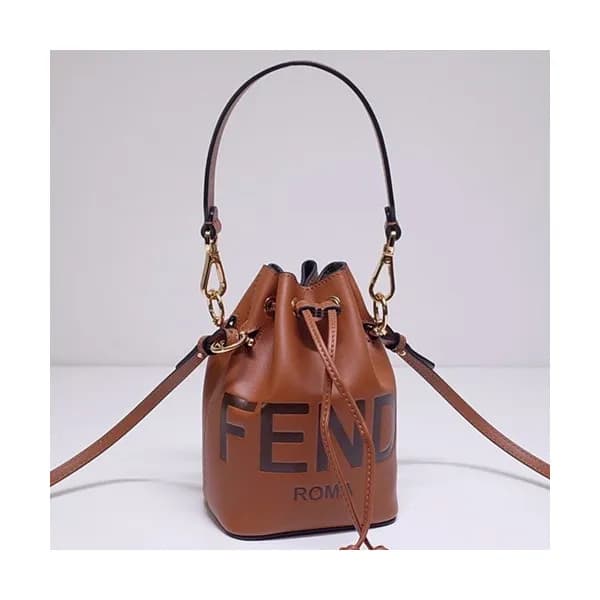 Fendi 2020 Mon Tresor Bucket Tote Shoulder Bag ,18… - 1