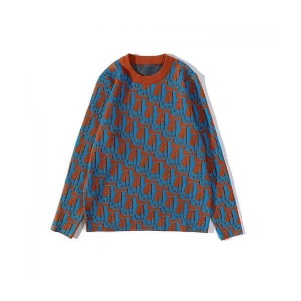 Dior 2020 Mens Retro Logo Crew-neck Sweaters - 디올 … - 1