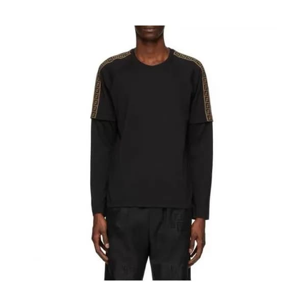 [펜디]Fendi 2020 Mens Logo Crew-neck Cotton Tshirts … - 1