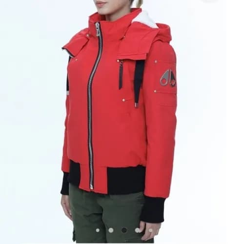 [매장판] Moose Knuckle 2020 Womens Logo Duck Down Pad… - 1