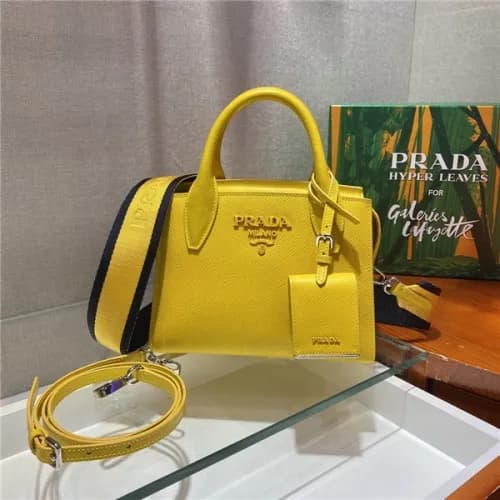 Prada 2020 Women's Leather Tote Shoulder Bag,2… - 1