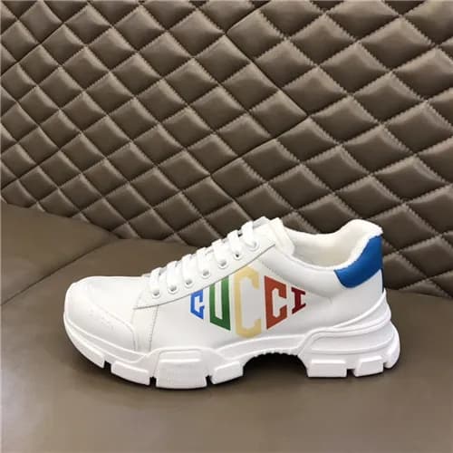 Gucci 2020 Men's Leather Sneakers - 구찌 2021 남성… - 1
