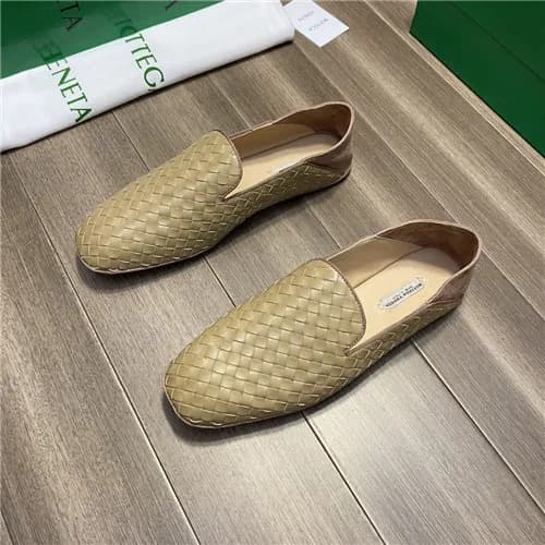 Bottega Veneta 2021 Men's Leather Loafer,BVS03… - 1