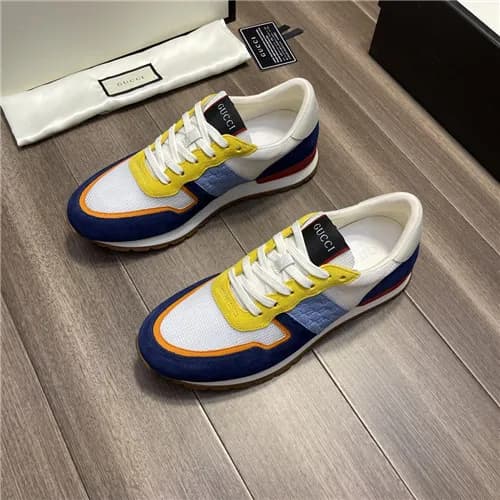 Gucci 2021 Men's Leather Sneakers,GUCS1479 - 구… - 1