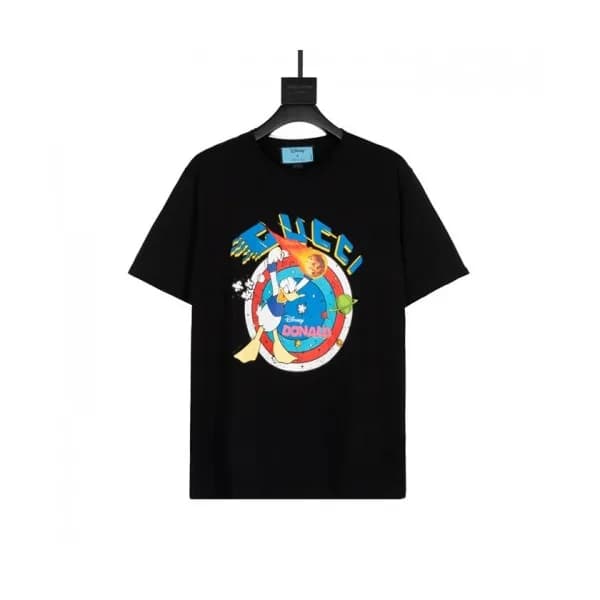 Gucci Mm/Wm Logo Short Sleeved Tshirts Black - 구찌… - 1